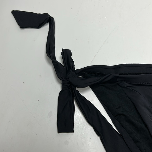 Good American black tie women’s bikini bottom size 3 Large - Picture 4 of 6